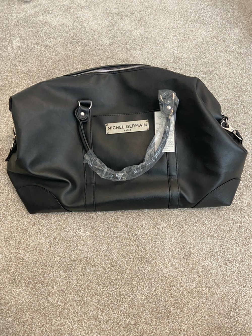 Brand New!! Michel Germain Black Weekender Duffel Bag for Men 💼🖤